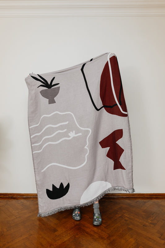 Abstract Throw Battaniye